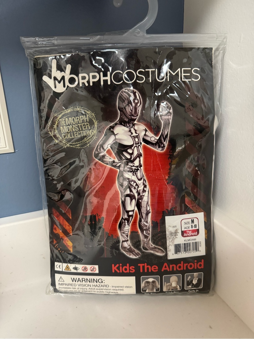 Kids Android Costume - Silver and Black